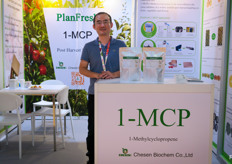 Chesen BioChem with Leon Chin. The company produces 1-MCP products.